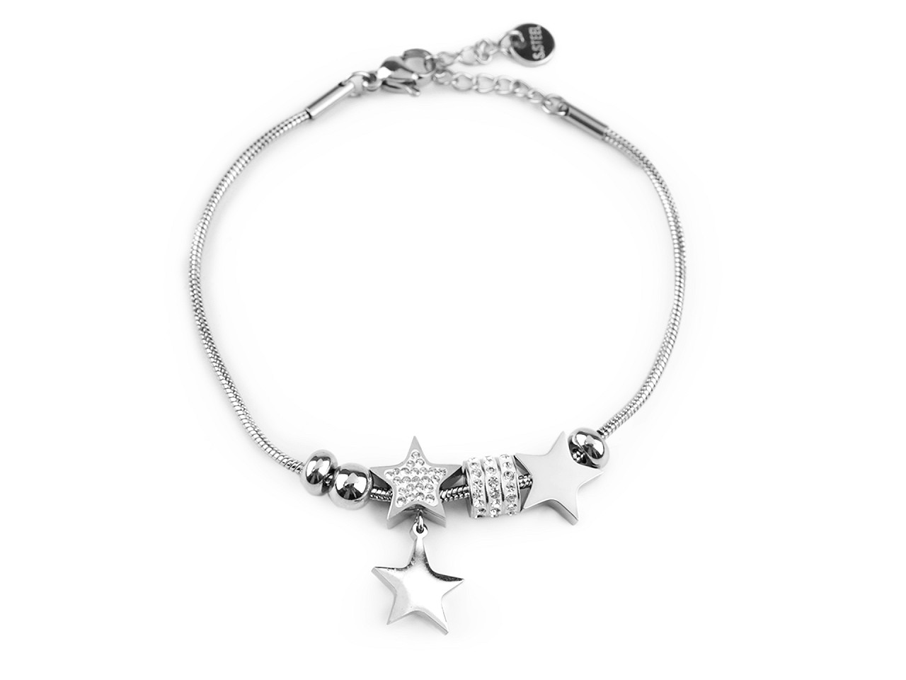 Armband aus edelstahl - Silber (1 Stück)