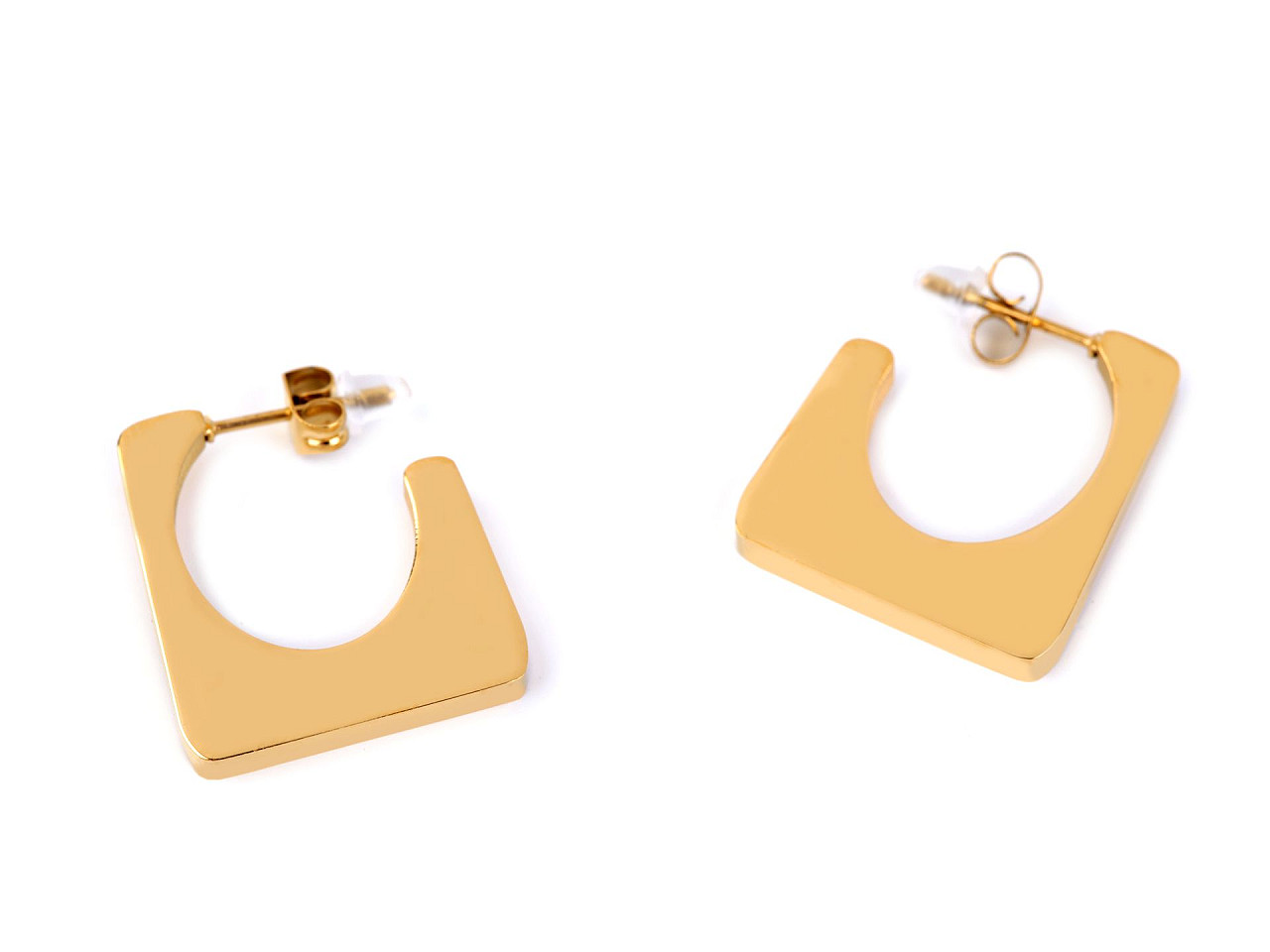 Ohrringe aus edelstahl - Gold (1 Paar)