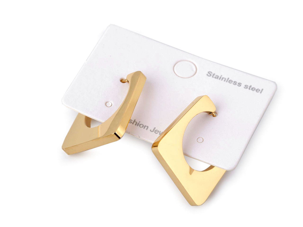 Ohrringe aus edelstahl - Gold (1 Paar)