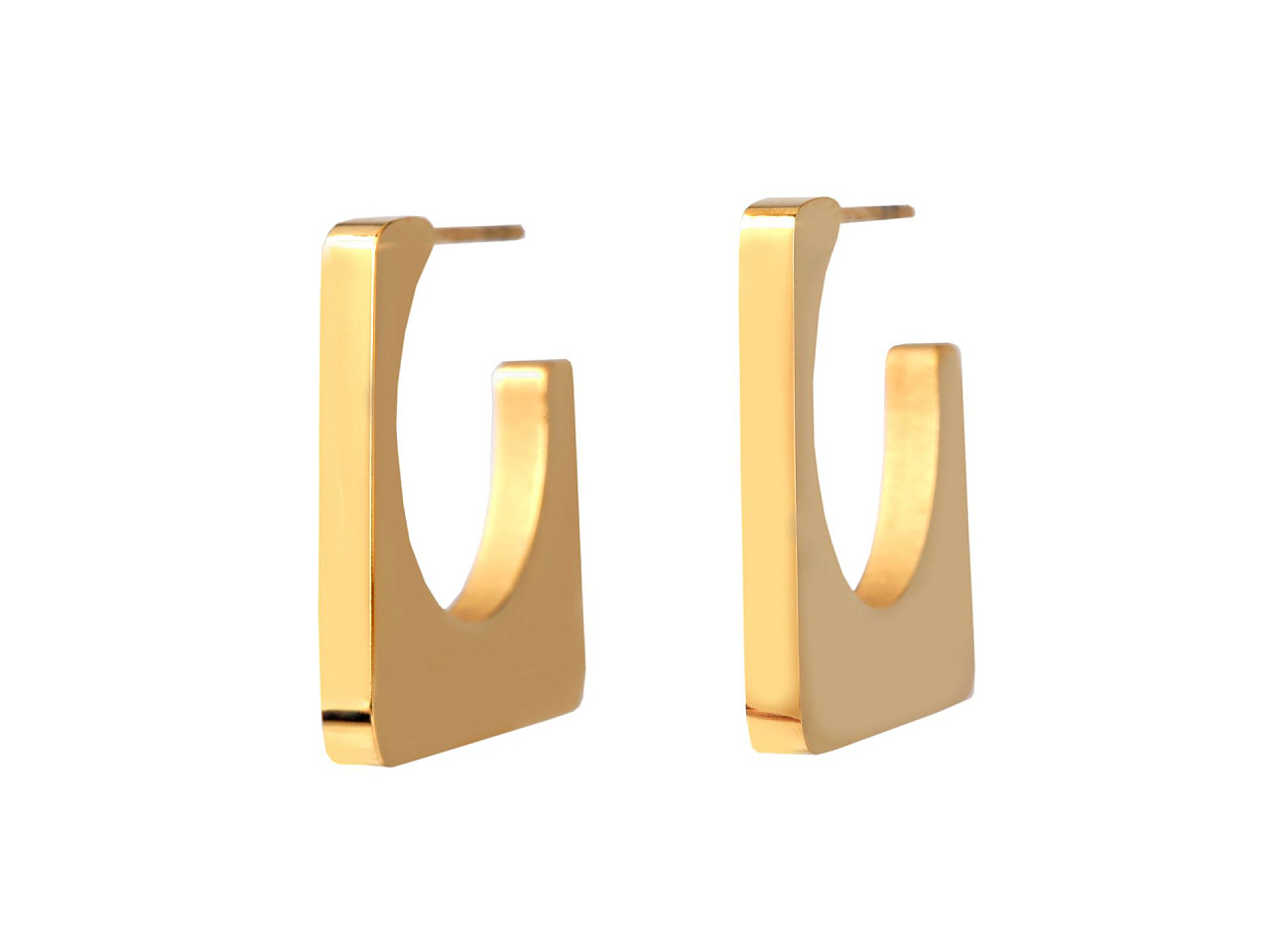 Ohrringe aus edelstahl - Gold (1 Paar)