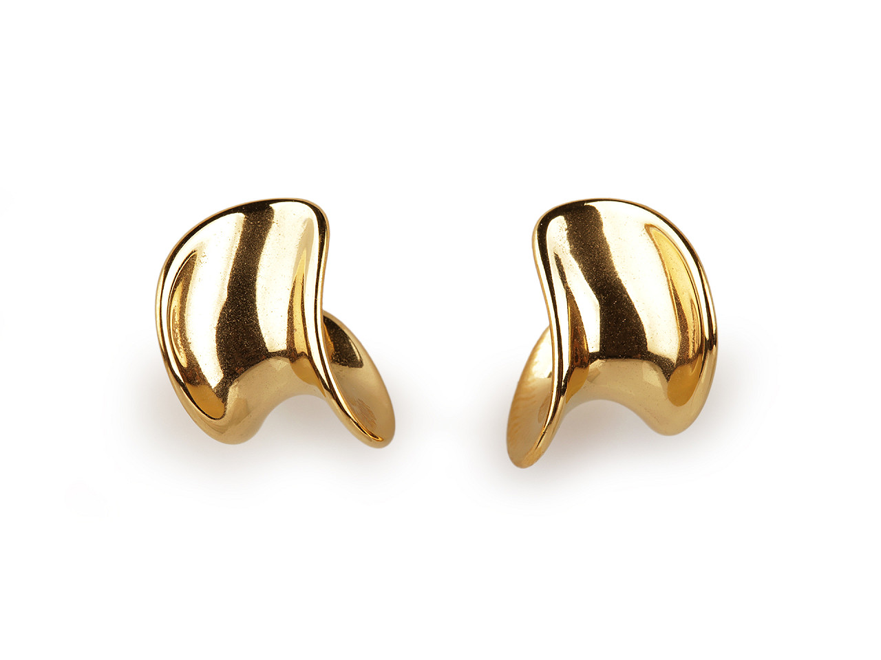 Ohrringe aus edelstahl - Gold (1 Paar)