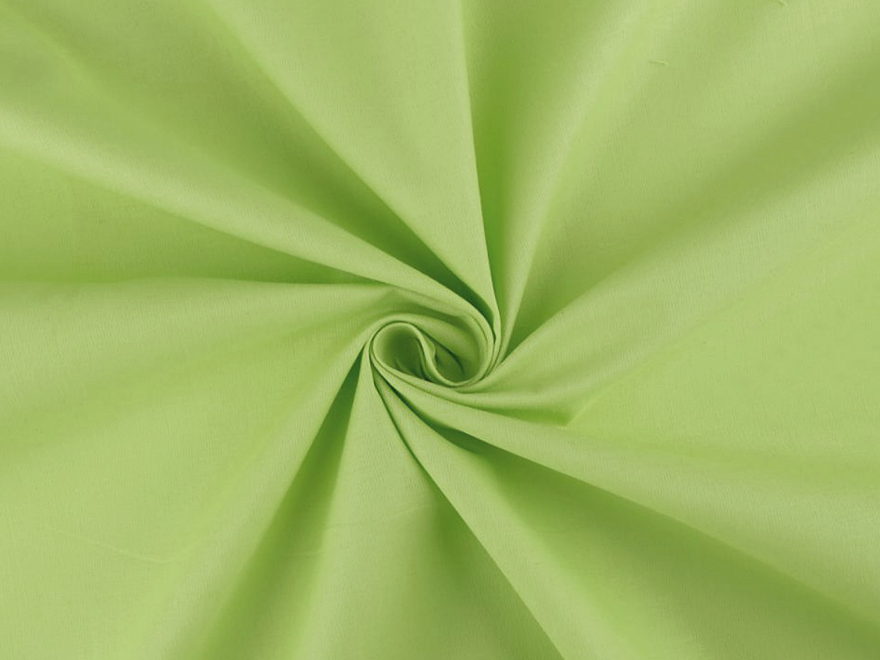 Baumwollstoff/leinen einfarbig - Grasgrün (1 Meter)
