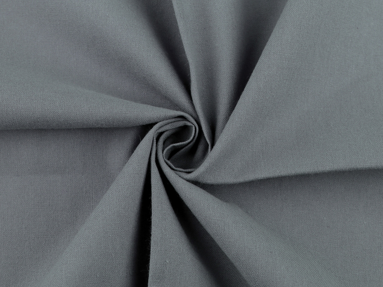 Baumwollstoff/leinen einfarbig - Grasgrün (1 Meter)