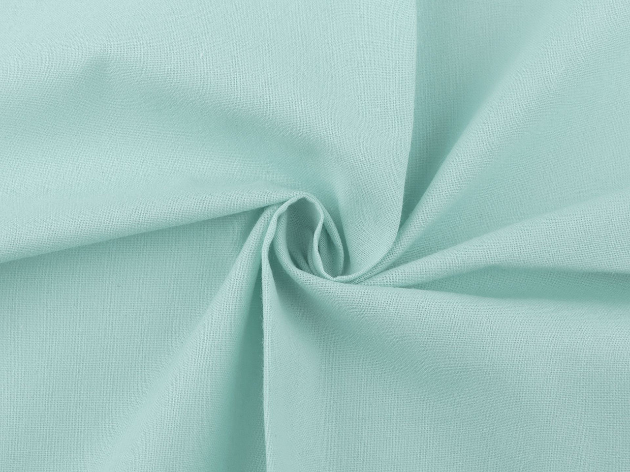 Baumwollstoff/leinen einfarbig - Grasgrün (1 Meter)