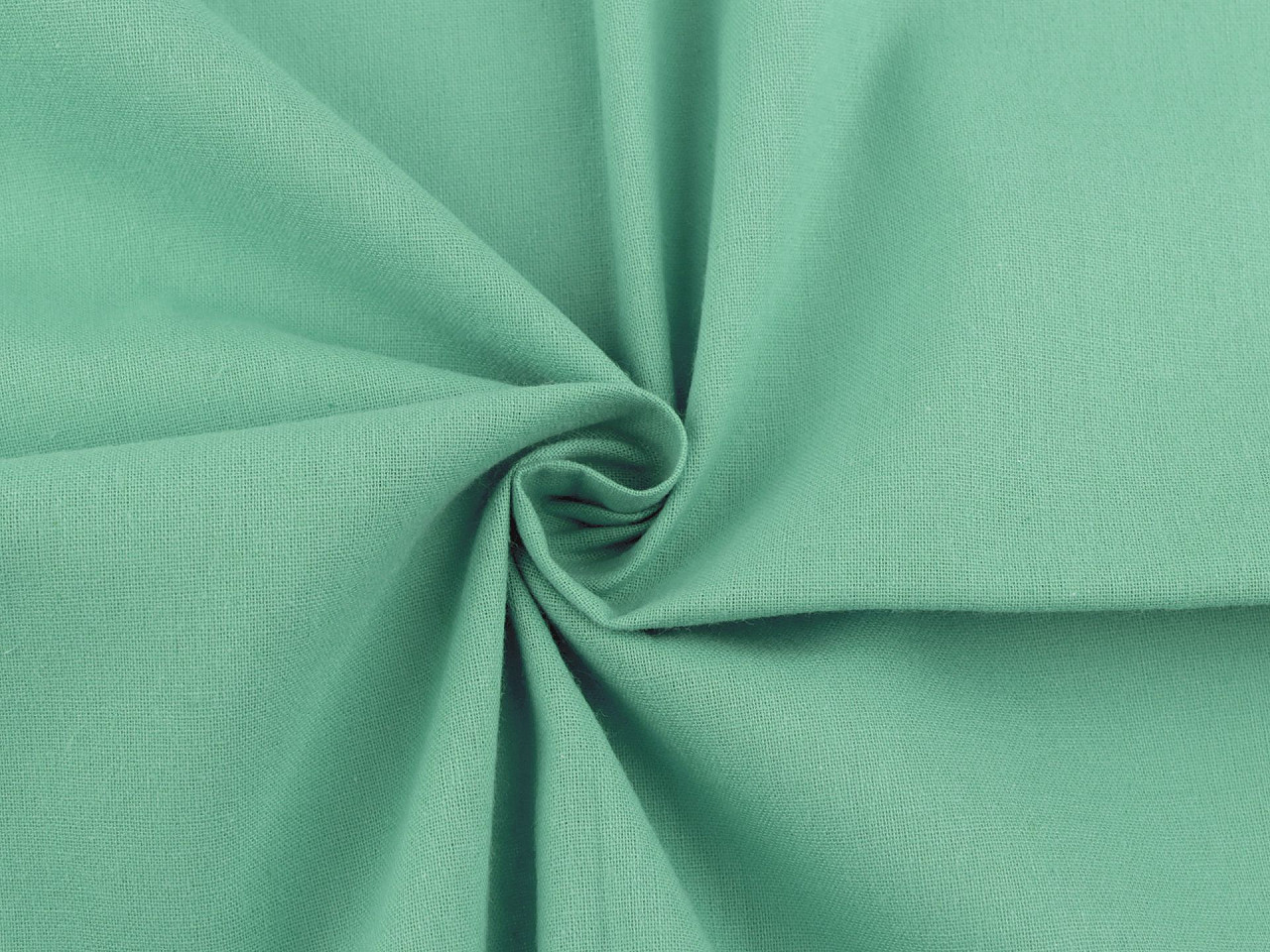 Baumwollstoff/leinen einfarbig - Grasgrün (1 Meter)