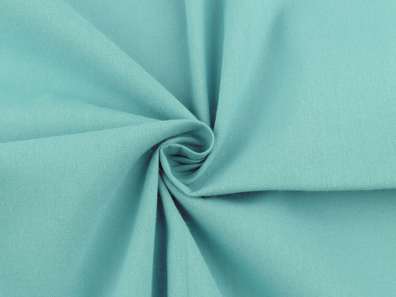 Baumwollstoff/leinen einfarbig - Grasgrün (1 Meter)