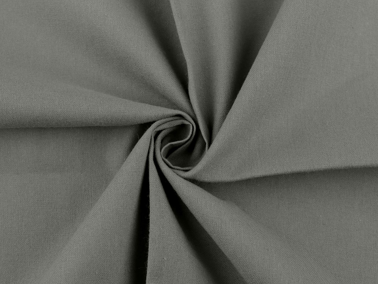 Baumwollstoff/leinen einfarbig - Grasgrün (1 Meter)