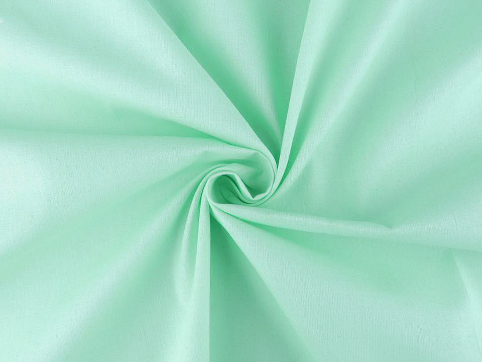 Baumwollstoff/leinen einfarbig - Grasgrün (1 Meter)