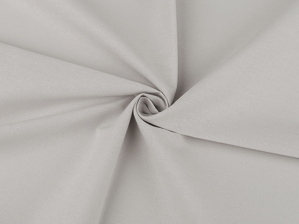 Baumwollstoff/leinen einfarbig - Grasgrün (1 Meter)