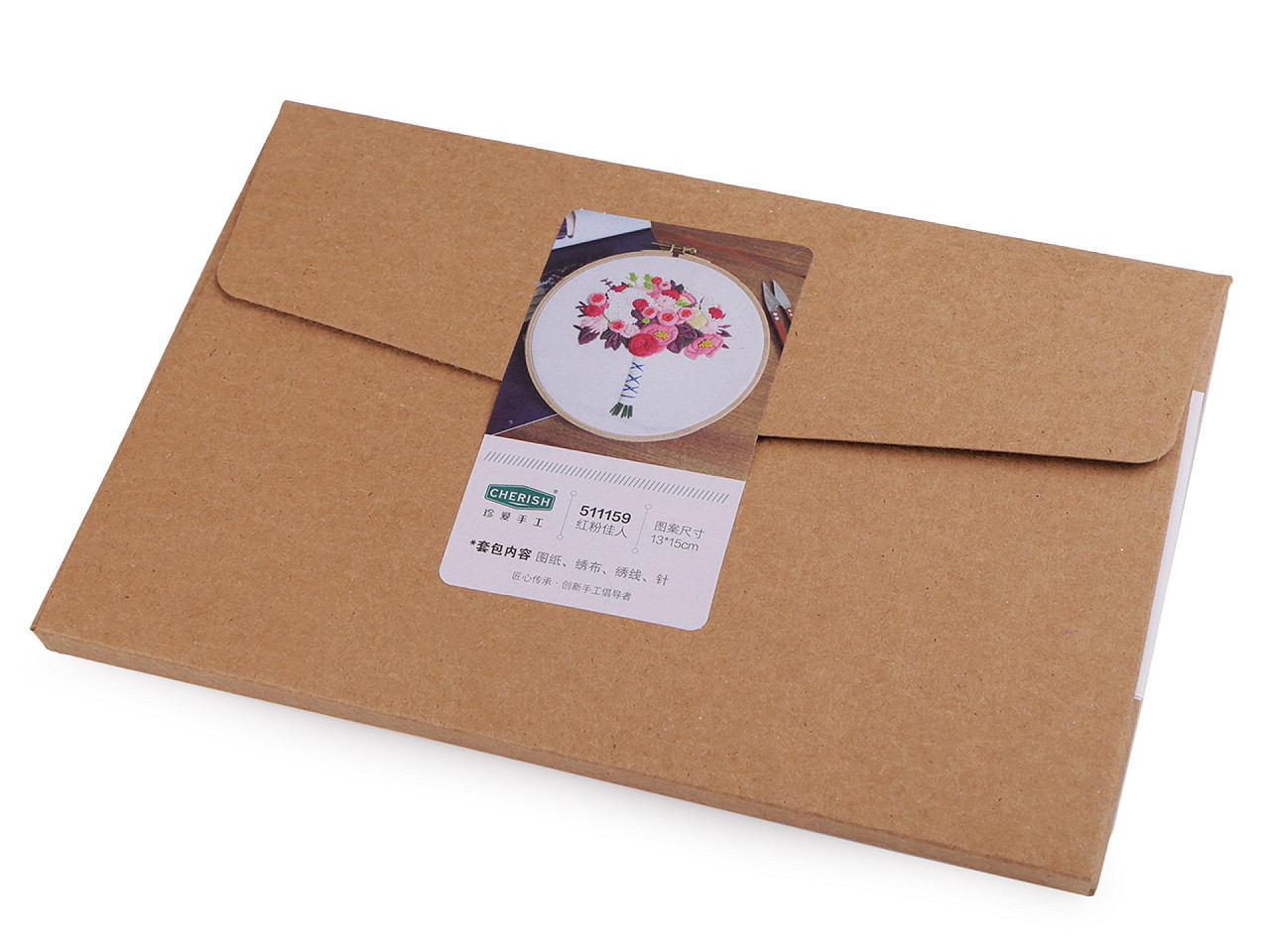 Geschenk-stickset mit vorgedrucktem motiv - Siehe abbildung (1 Set)