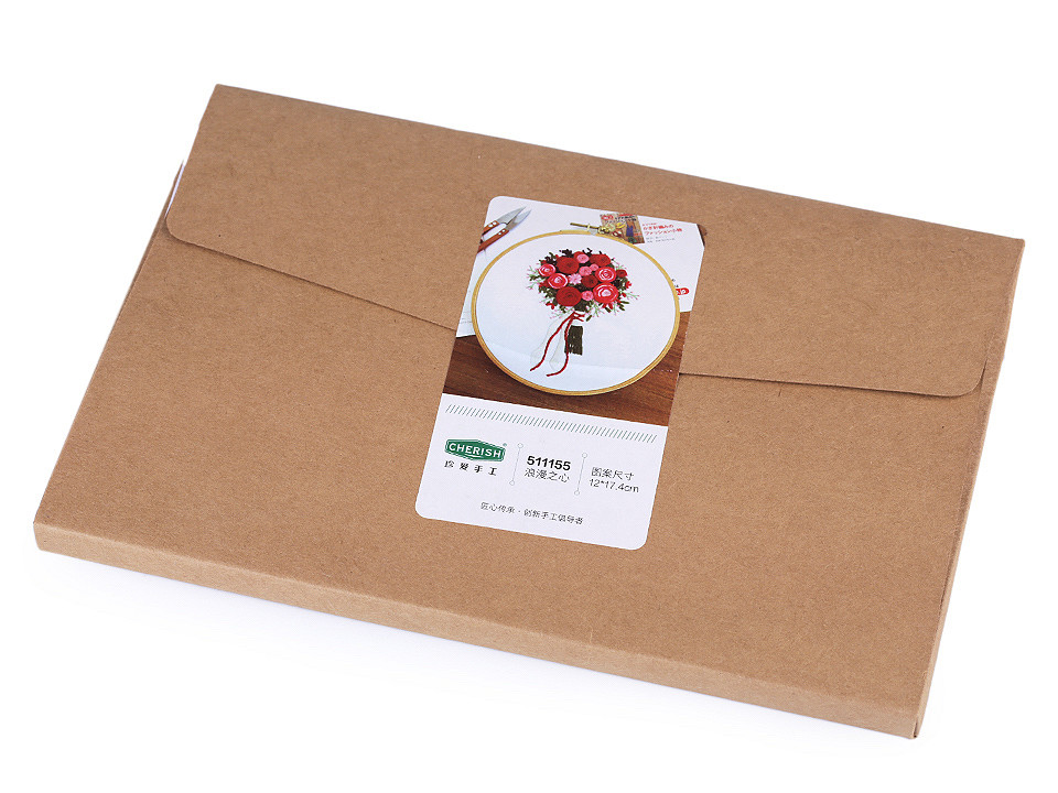 Geschenk-stickset mit vorgedrucktem motiv - Siehe abbildung (1 Set)