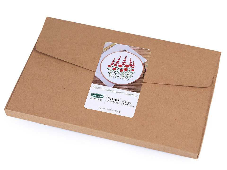 Geschenk-stickset mit vorgedrucktem motiv - Siehe abbildung (1 Set)