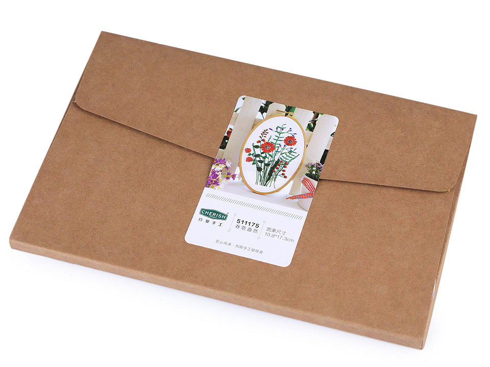 Geschenk-stickset mit vorgedrucktem motiv - Siehe abbildung (1 Set)