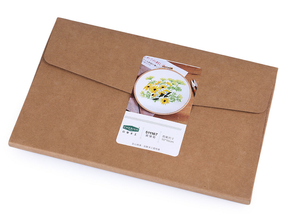 Geschenk-stickset mit vorgedrucktem motiv - Siehe abbildung (1 Set)