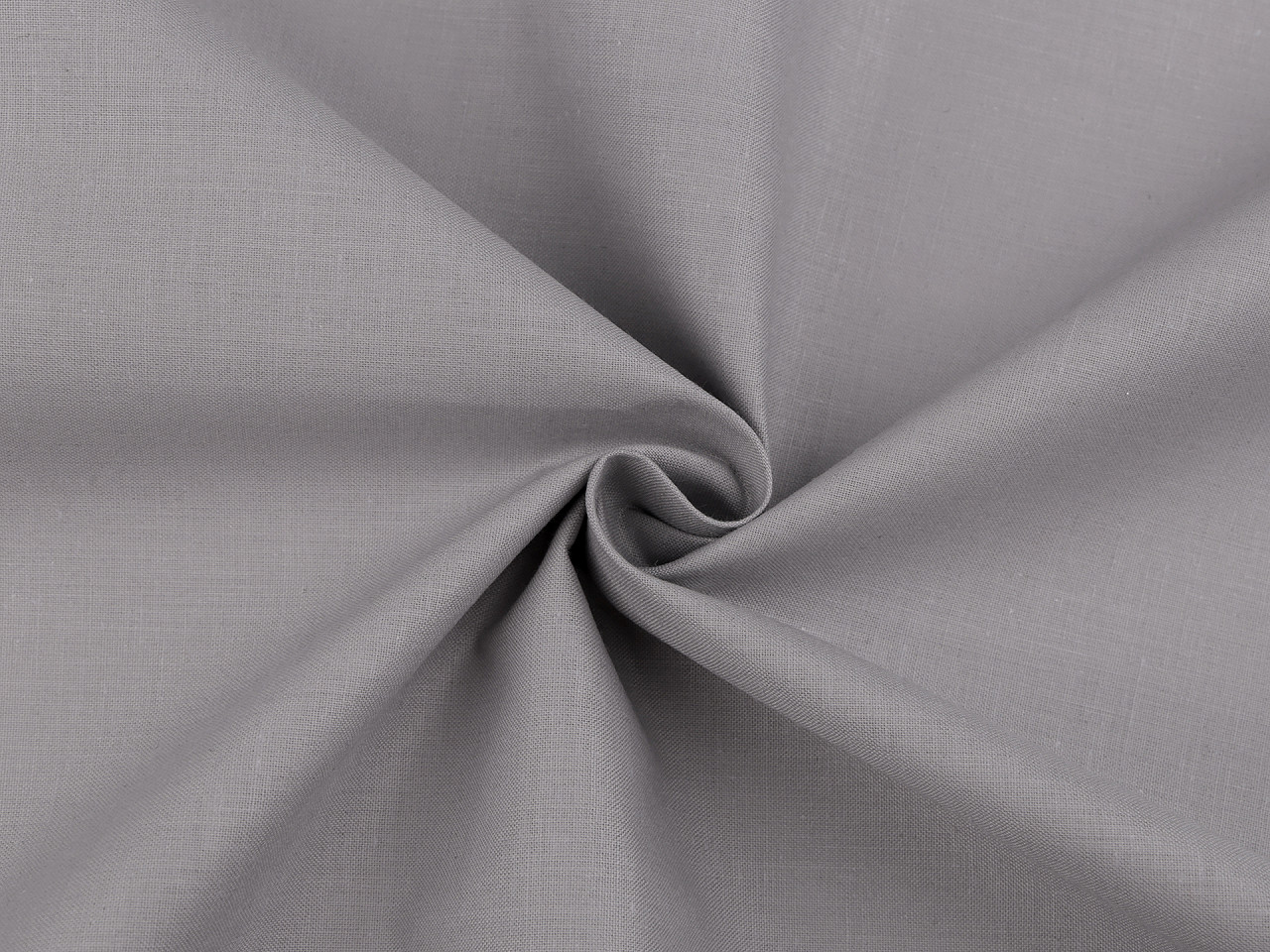 Baumwollstoff/leinen einfarbig - Grau-trüb (1 Meter)