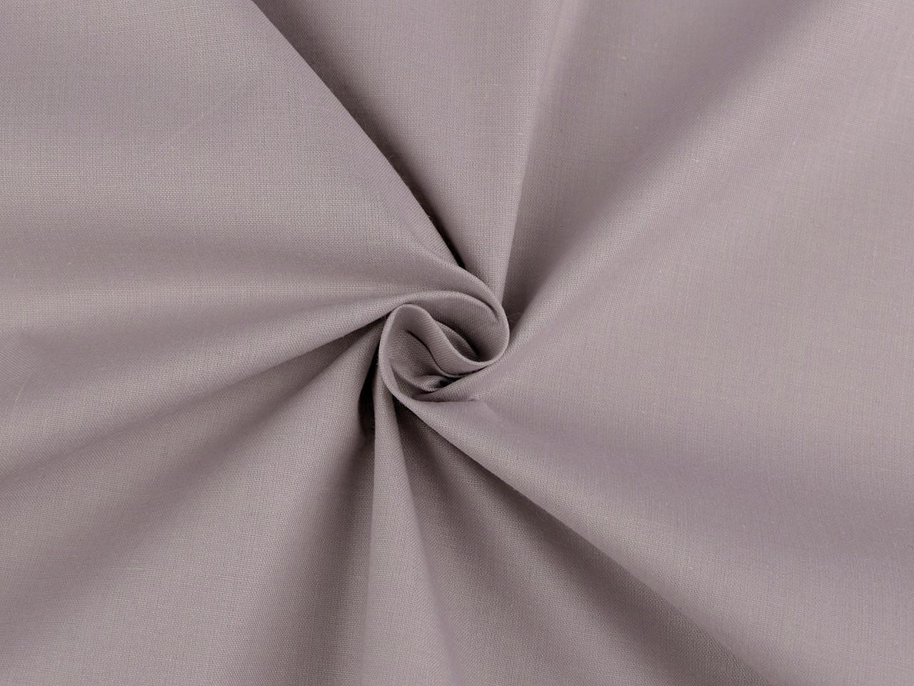 Baumwollstoff/leinen einfarbig - Grau-trüb (1 Meter)