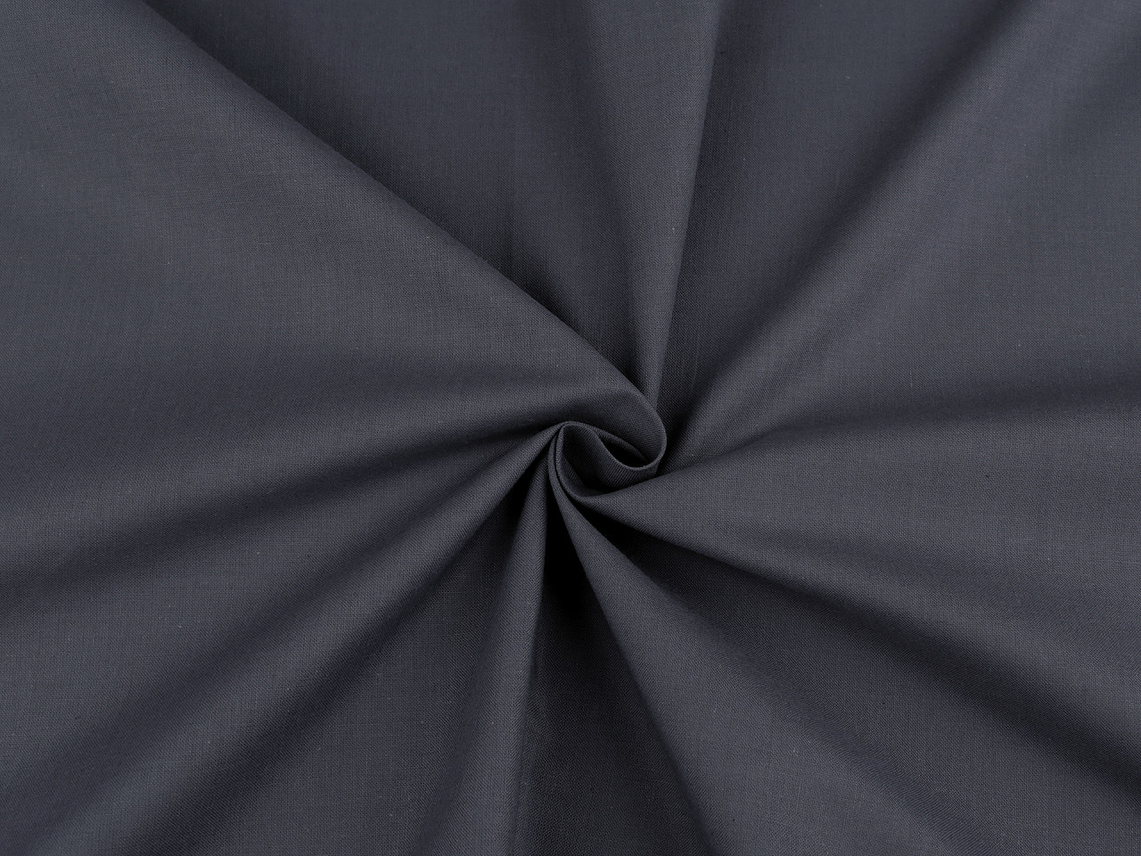 Baumwollstoff/leinen einfarbig - Grau-trüb (1 Meter)