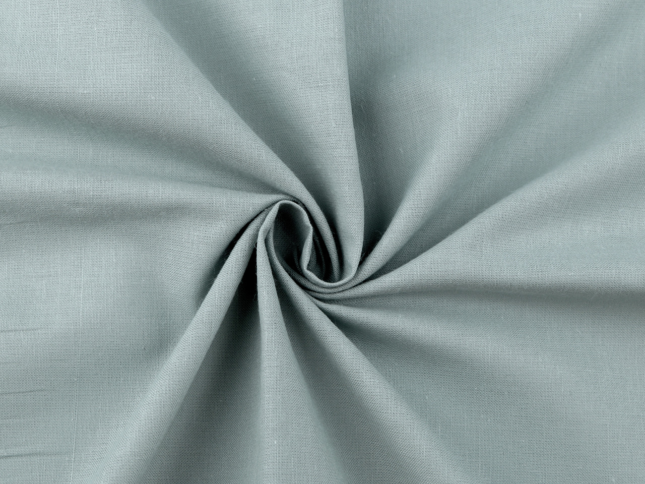 Baumwollstoff/leinen einfarbig - Grau-trüb (1 Meter)