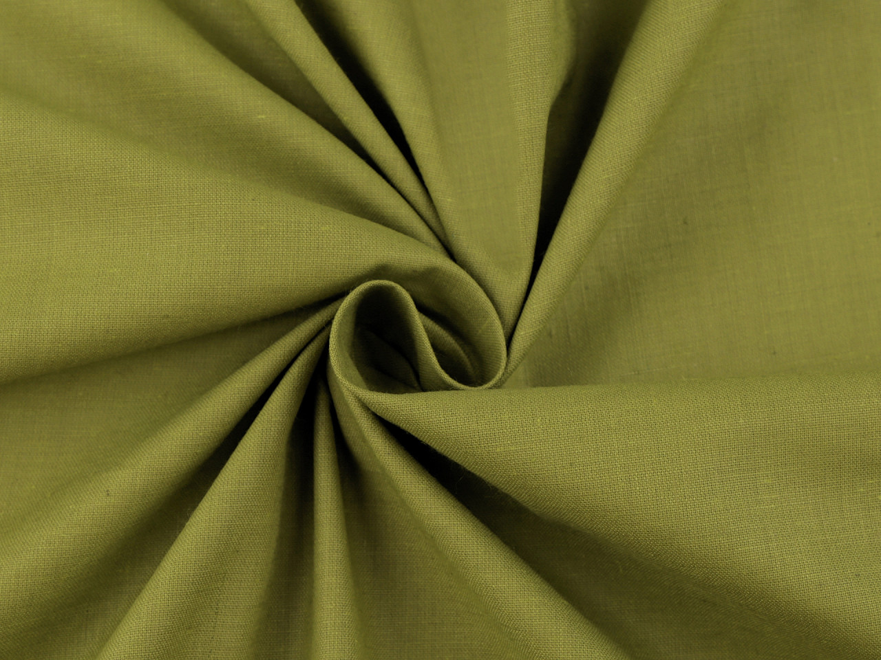 Baumwollstoff/leinen einfarbig - Grau-trüb (1 Meter)