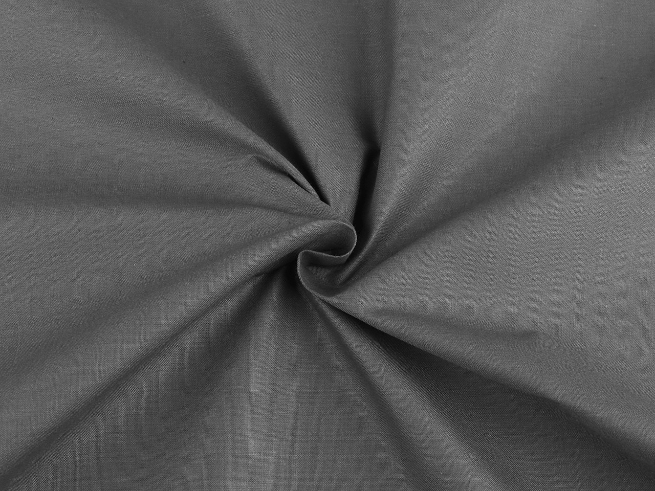 Baumwollstoff/leinen einfarbig - Grau-trüb (1 Meter)
