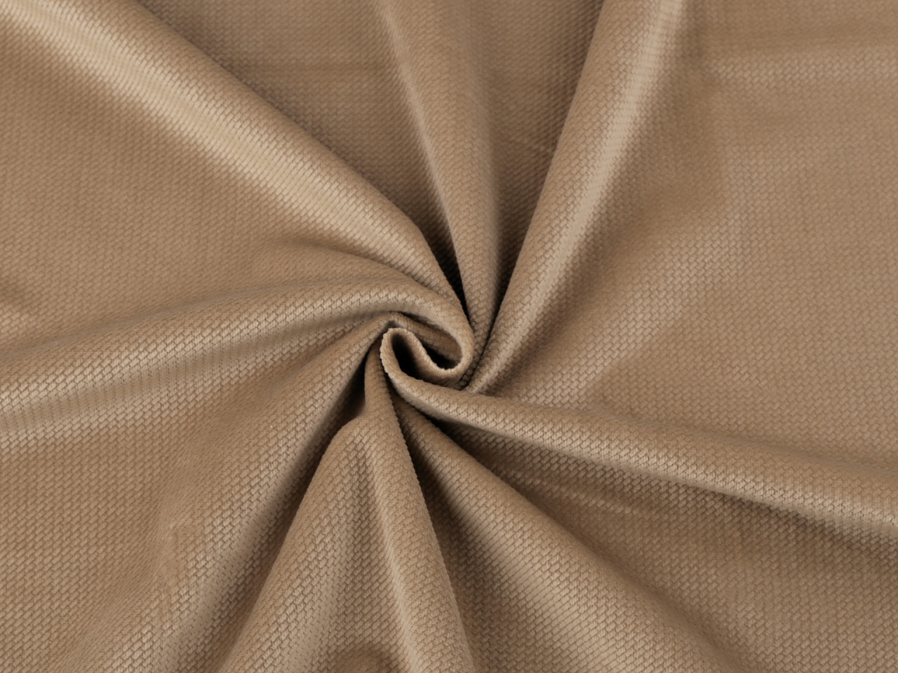 Samt / samt strukturiert uni - Smaragdgrün (1 Meter)