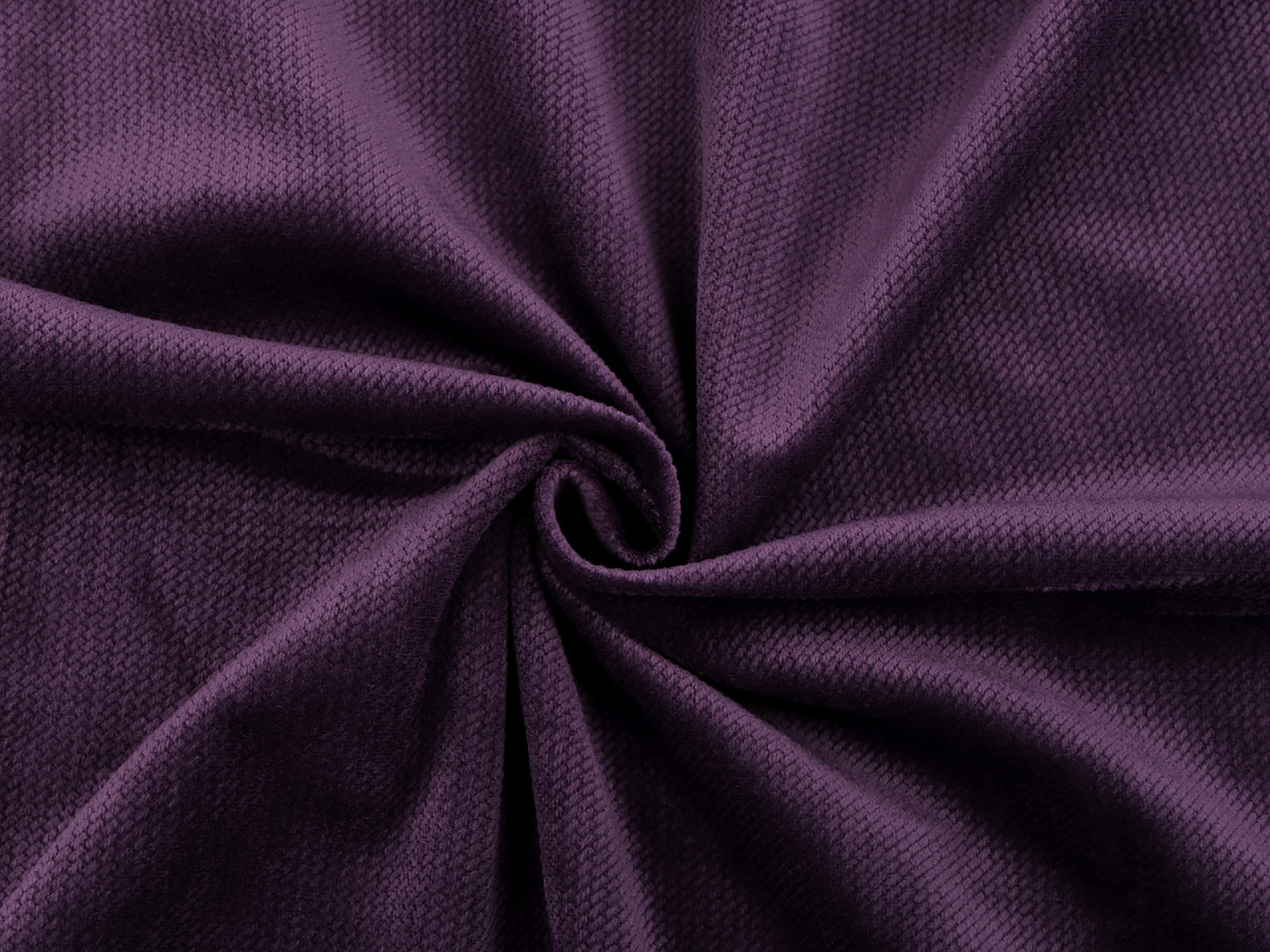 Samt / samt strukturiert uni - Smaragdgrün (1 Meter)