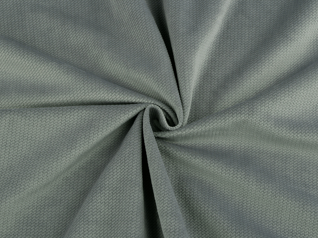 Samt / samt strukturiert uni - Smaragdgrün (1 Meter)