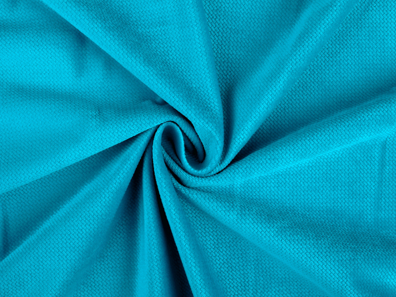 Samt / samt strukturiert uni - Smaragdgrün (1 Meter)