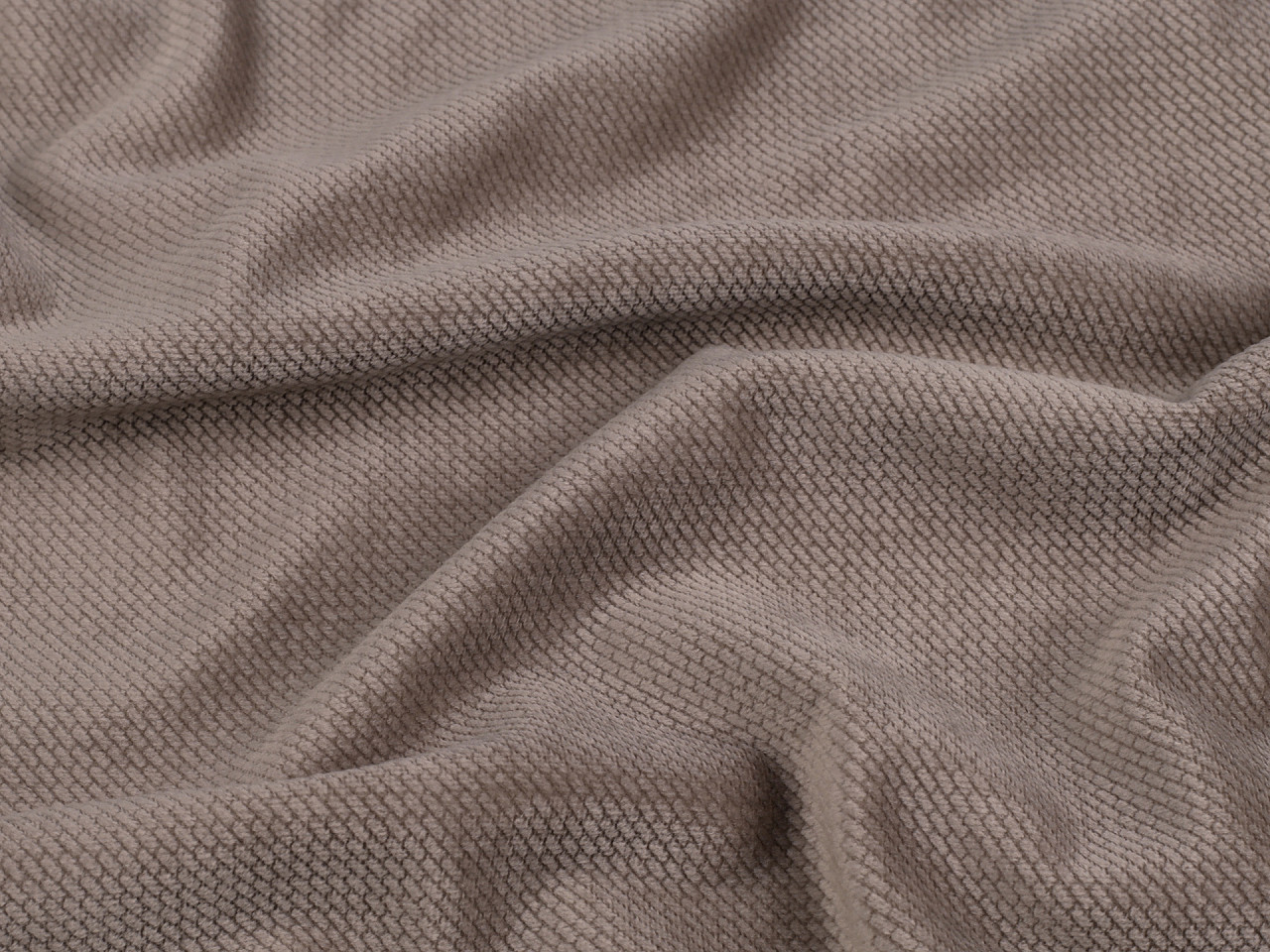 Samt / samt strukturiert uni - Smaragdgrün (1 Meter)