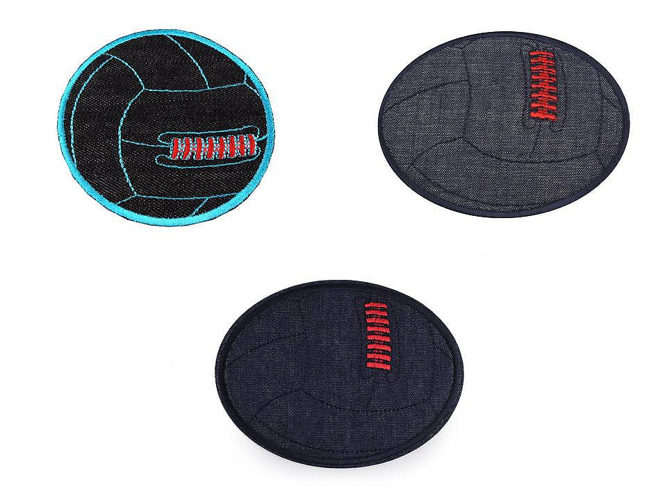 Jeans aufbügler ball - Dunkelblau (1 Stück)