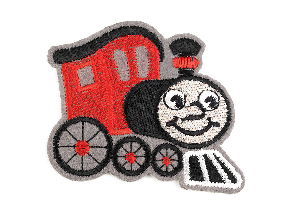 Aufbügler lok - Hellblau (1 Stück)