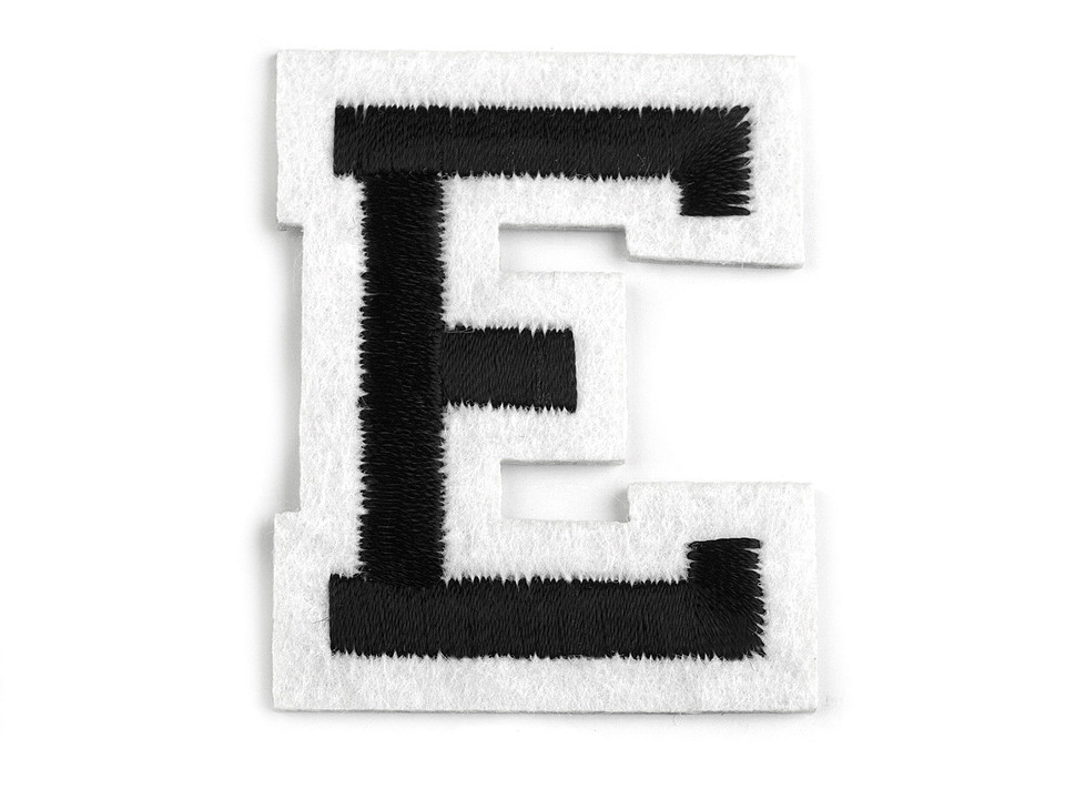Aufbügler buchstaben - Schwarz (1 Stück)