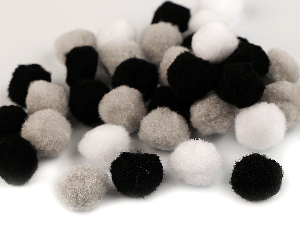 Bommel farbenmix ø20 mm - Rot (1 Tasche)