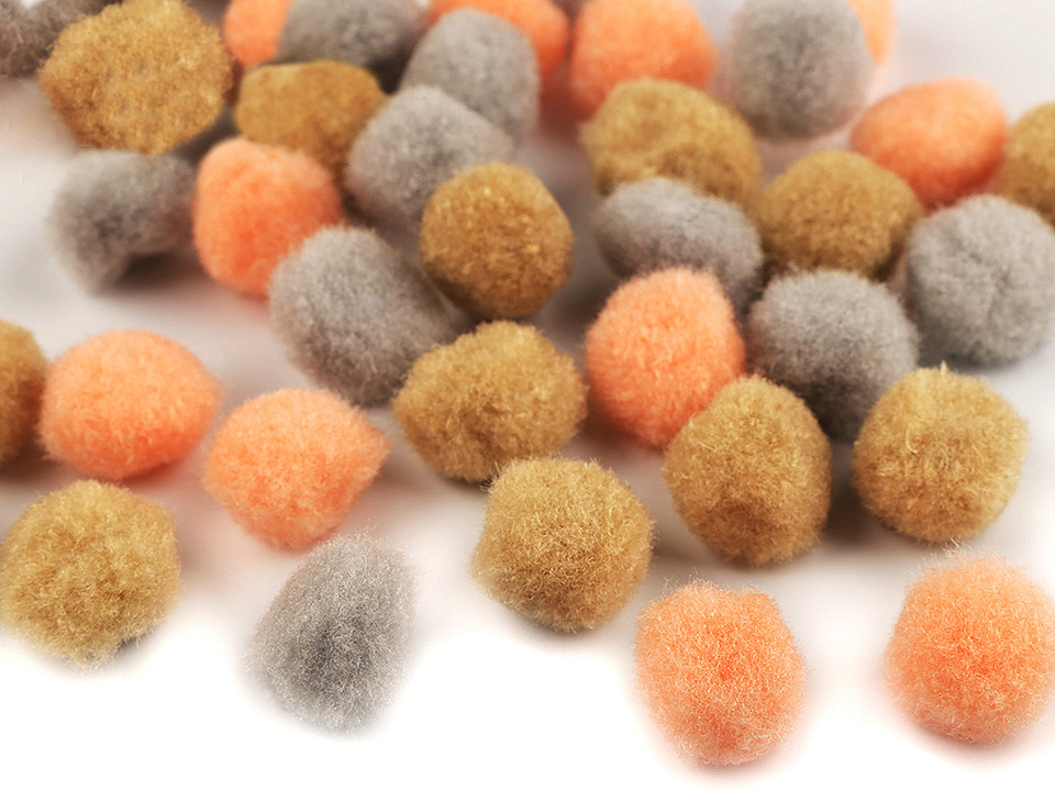 Bommel farbenmix ø20 mm - Rot (1 Tasche)