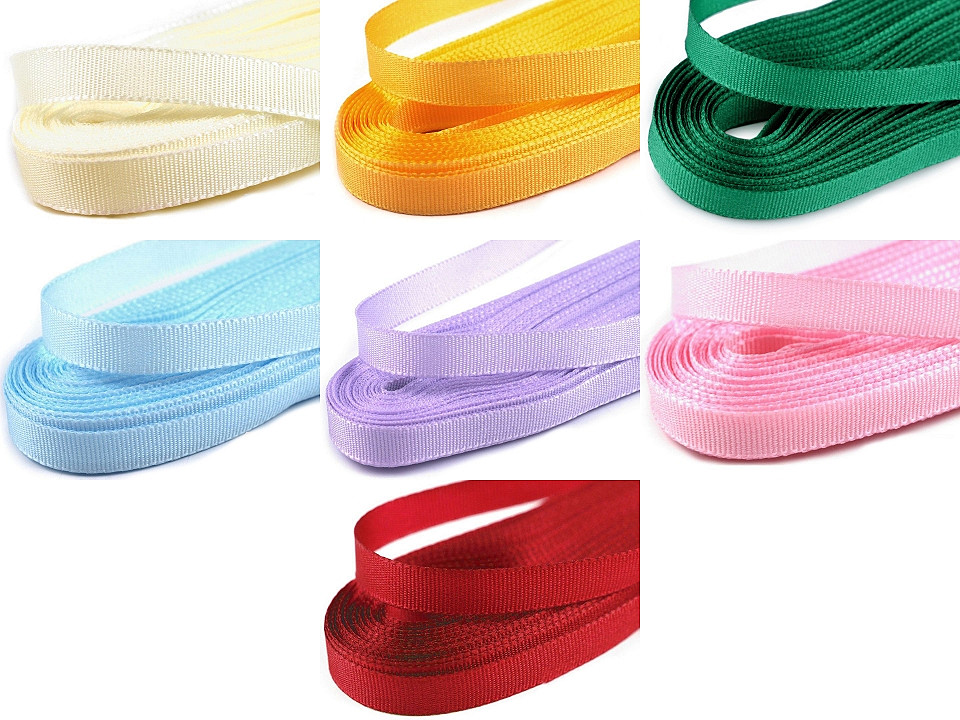 Taftband breite 6mm - Bordeaux hell (10 Meter)