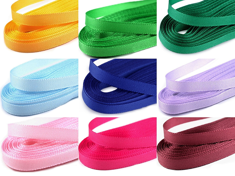 Taftband breite 6mm - Bordeaux hell (10 Meter)