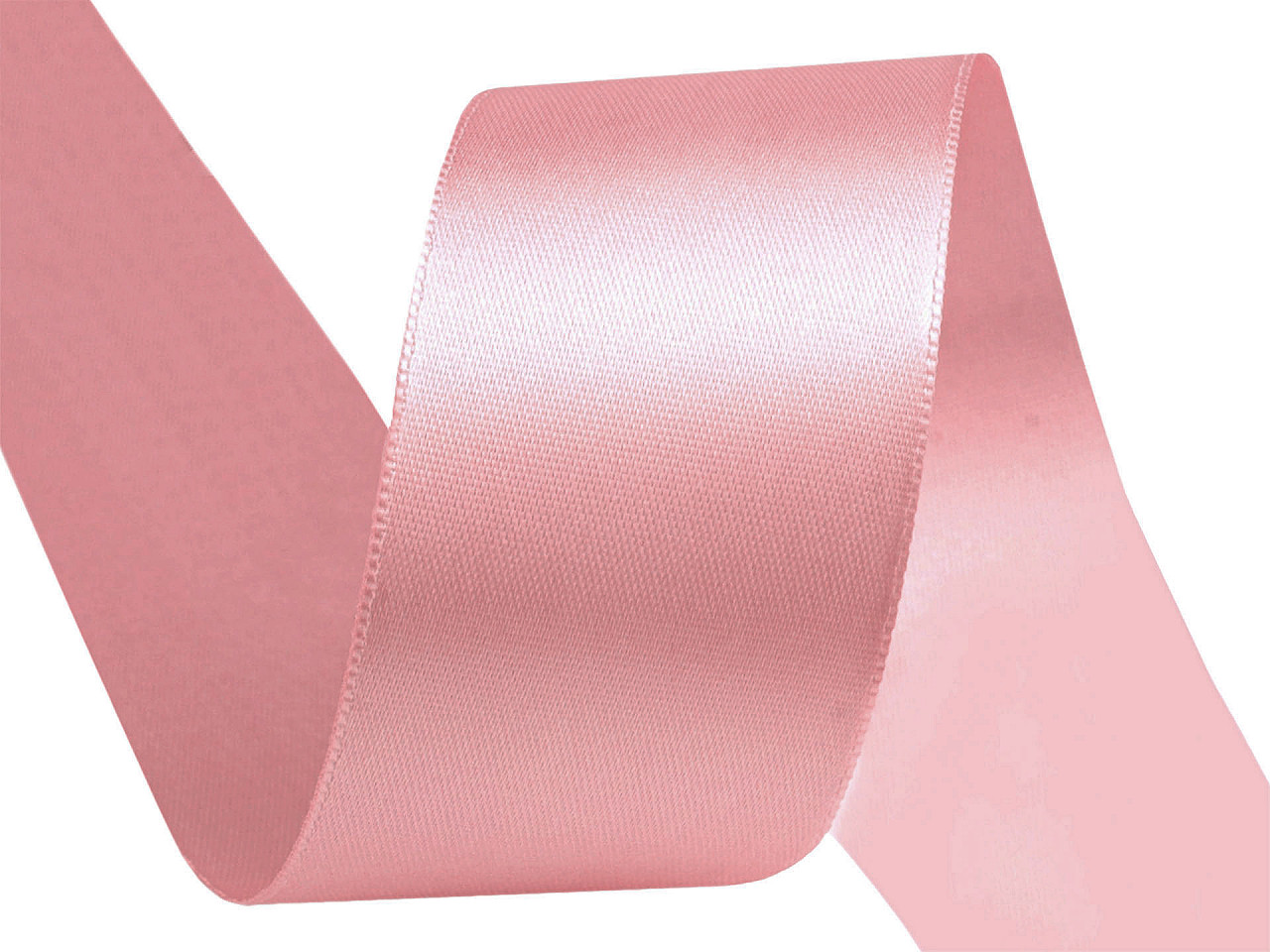 Satinband beidseitig breite 40 mm - Gelb (20 Meter)