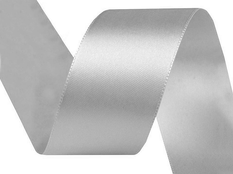 Satinband beidseitig breite 40 mm - Gelb (20 Meter)