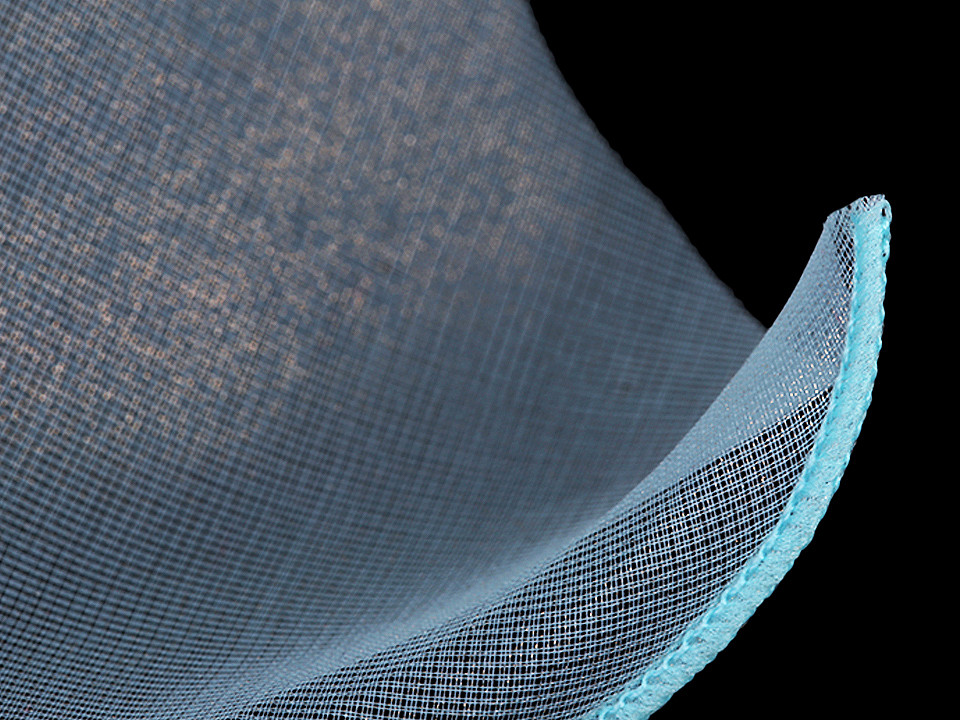 Organzaband mit perlglanz breite 80 mm - Hell-créme (1 Meter)