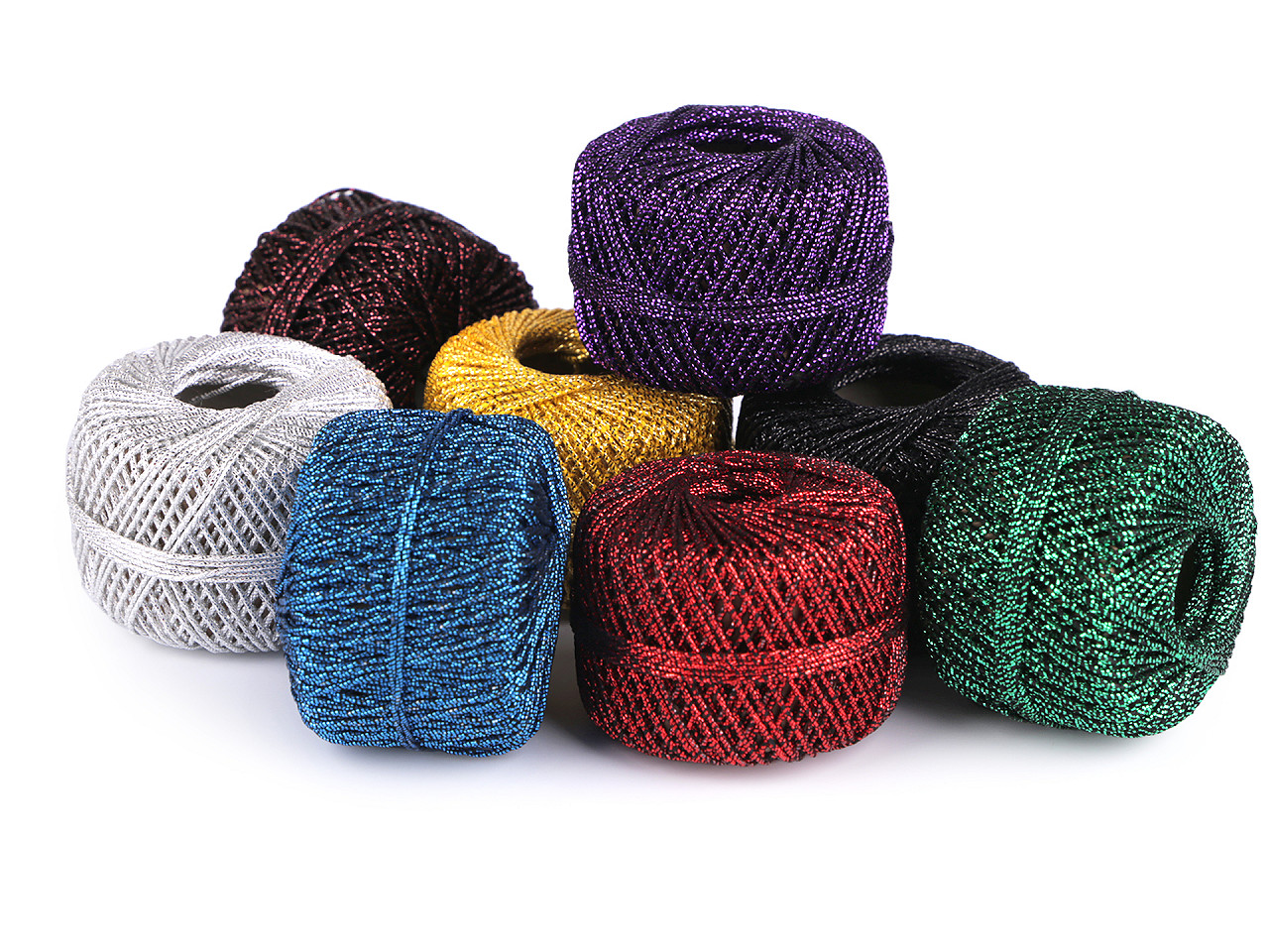 Metallisches garn ø1 mm - Variantenmix (12 Stücke)