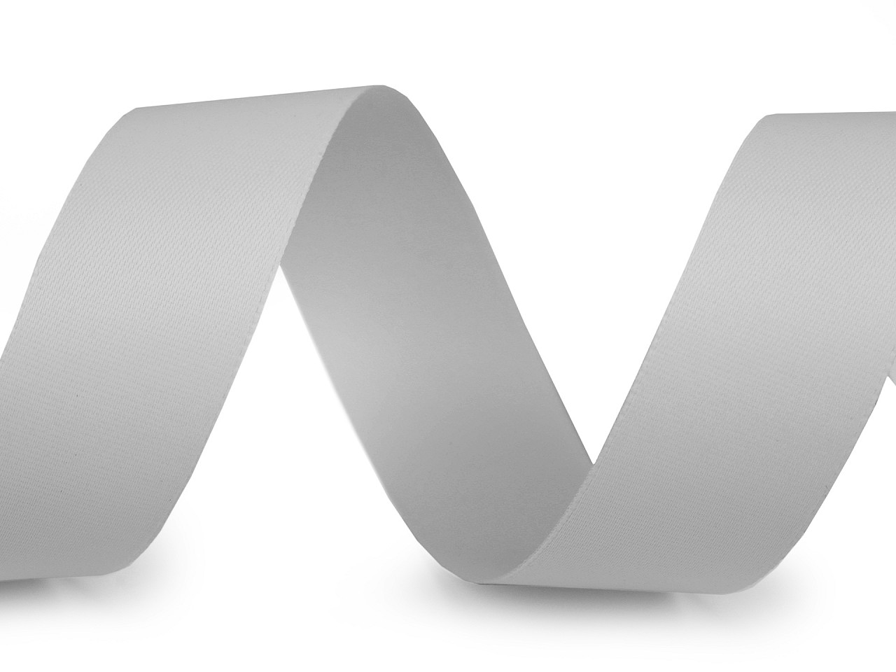 Atlasband / satinband beidseitig breite 24 mm matt - Grün (20 Meter)