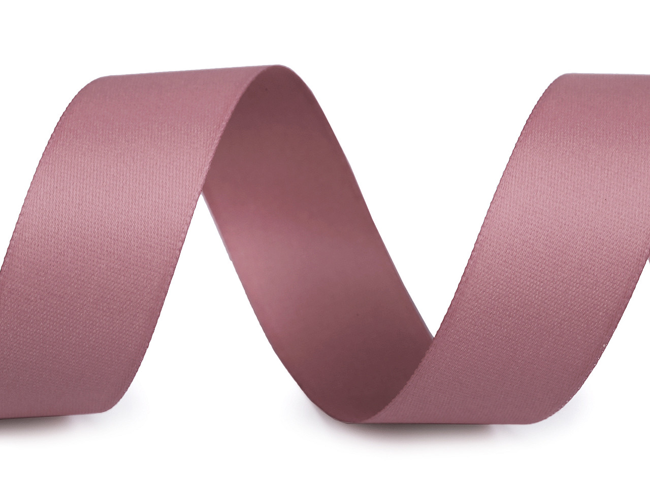 Atlasband / satinband beidseitig breite 24 mm matt - Grün (20 Meter)