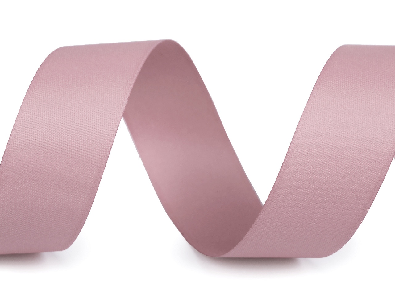 Atlasband / satinband beidseitig breite 24 mm matt - Grün (20 Meter)