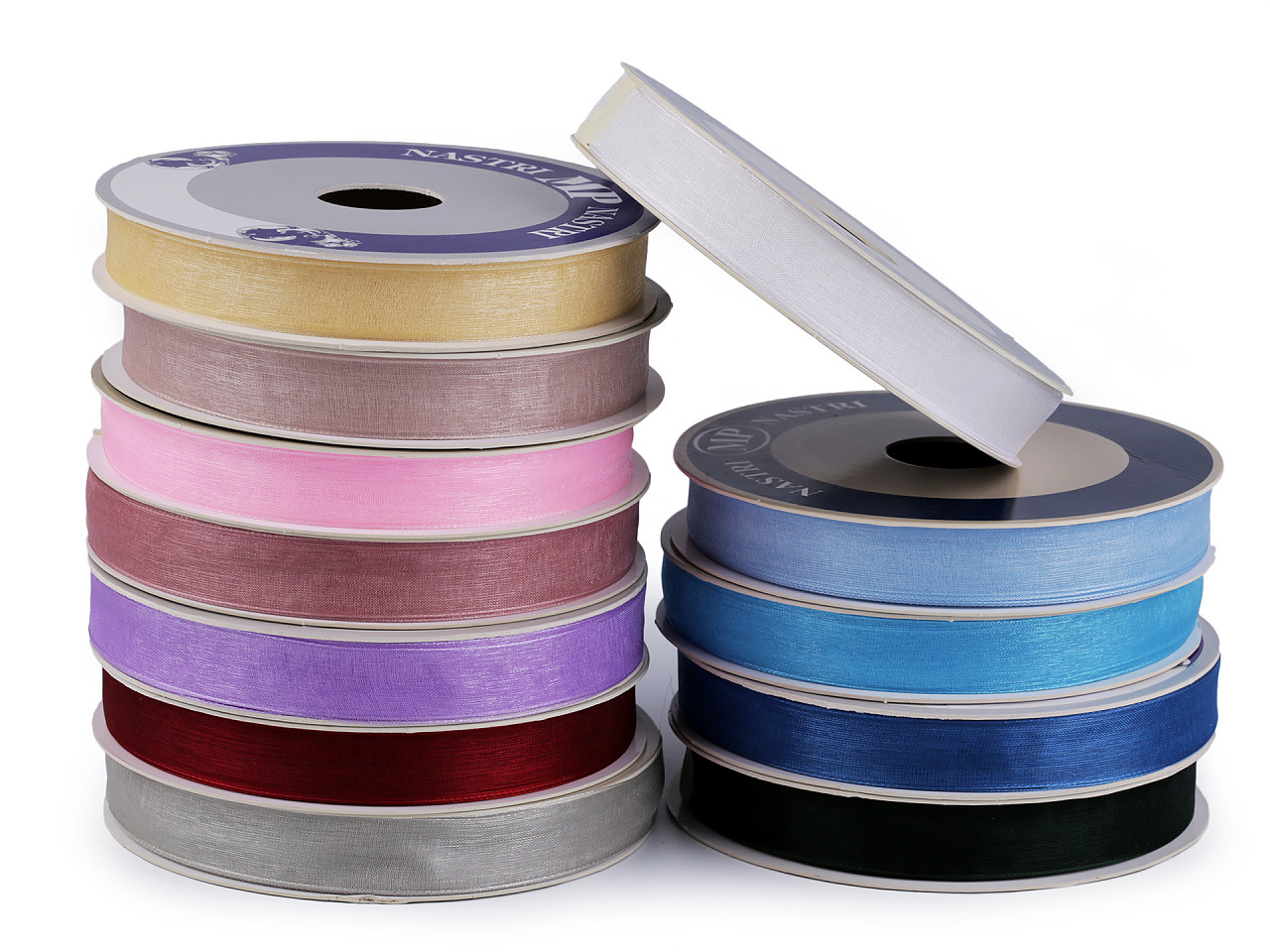 Monofilband breite 15 mm - Altrosa (50 Meter)