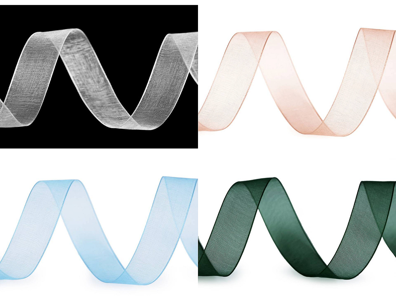 Monofilband breite 15 mm - Altrosa (50 Meter)