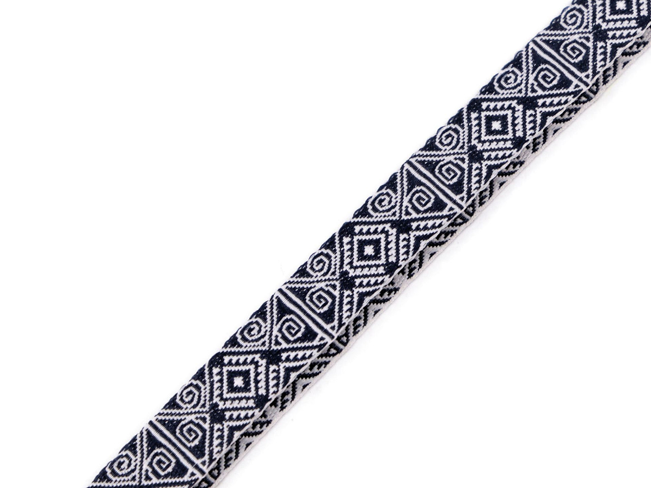 Saumband breite 25 mm - Schwarz-blau (18 Meter)