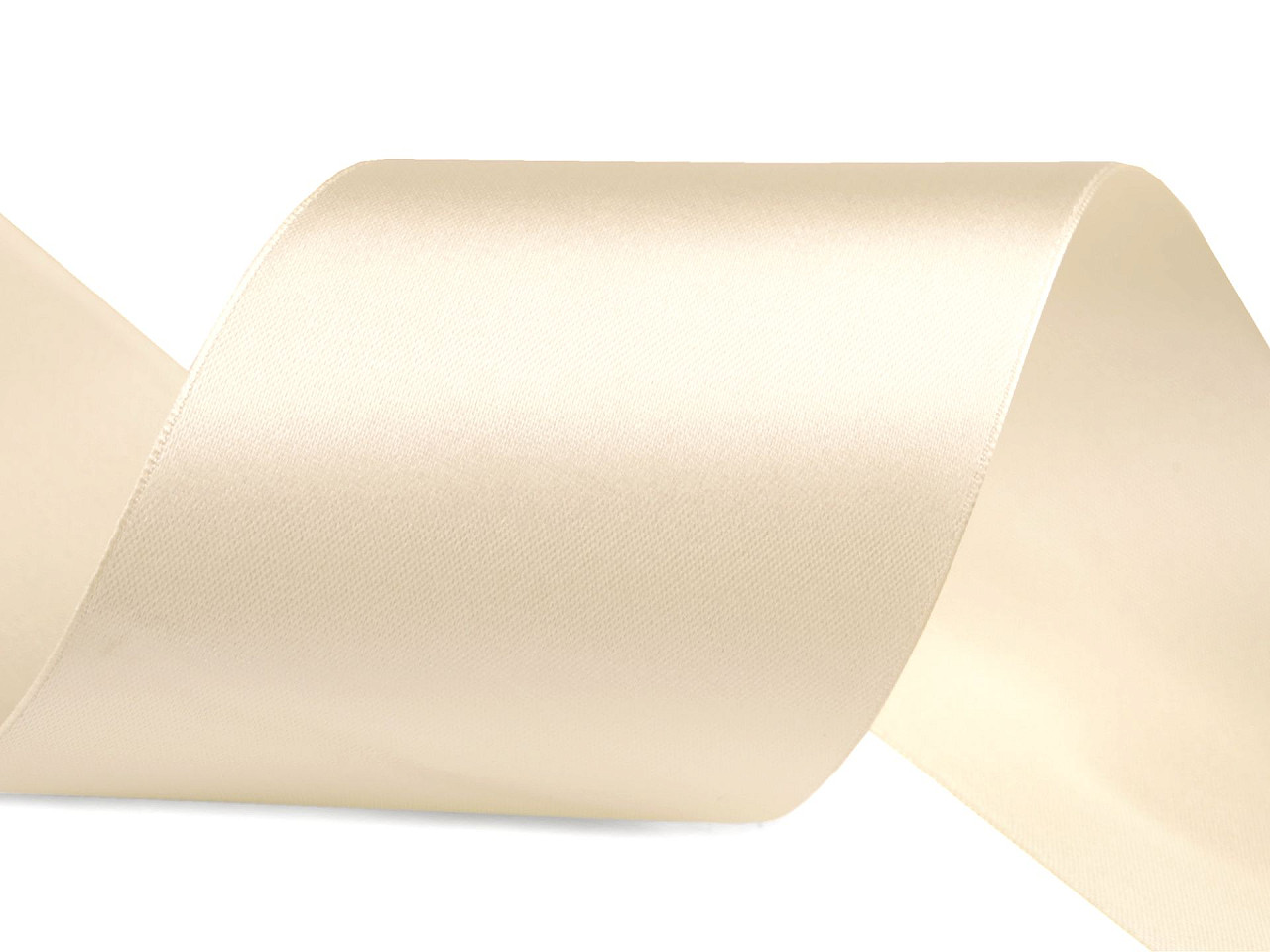 Atlasband, breite 73 mm - Hellblau (1 Meter)