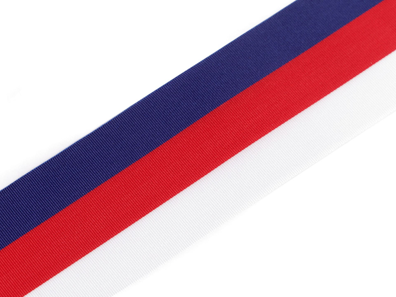 Band trikolore tschechien, breite 50 mm - Siehe abbildung (10 Meter)