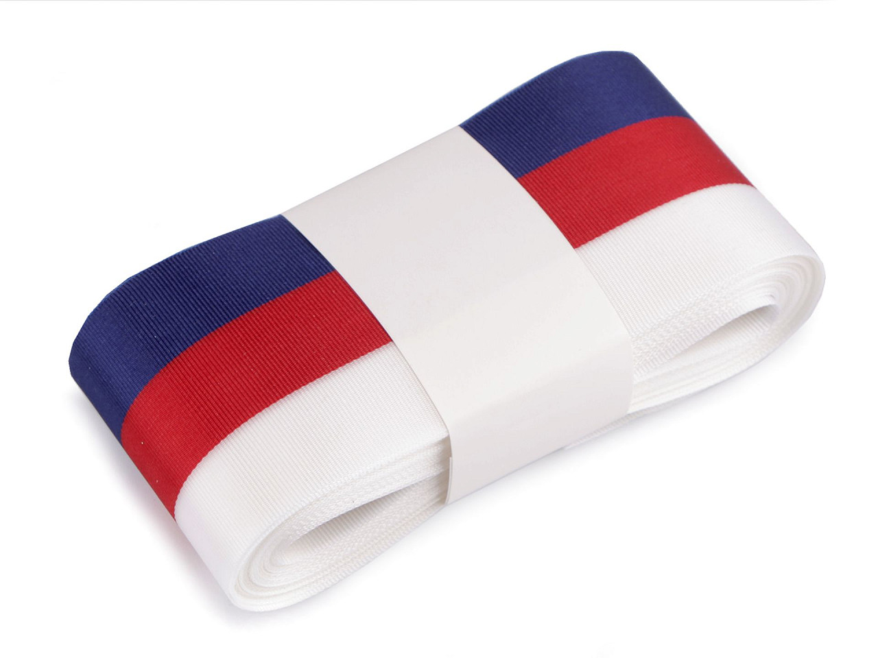 Band trikolore tschechien, breite 50 mm - Siehe abbildung (10 Meter)