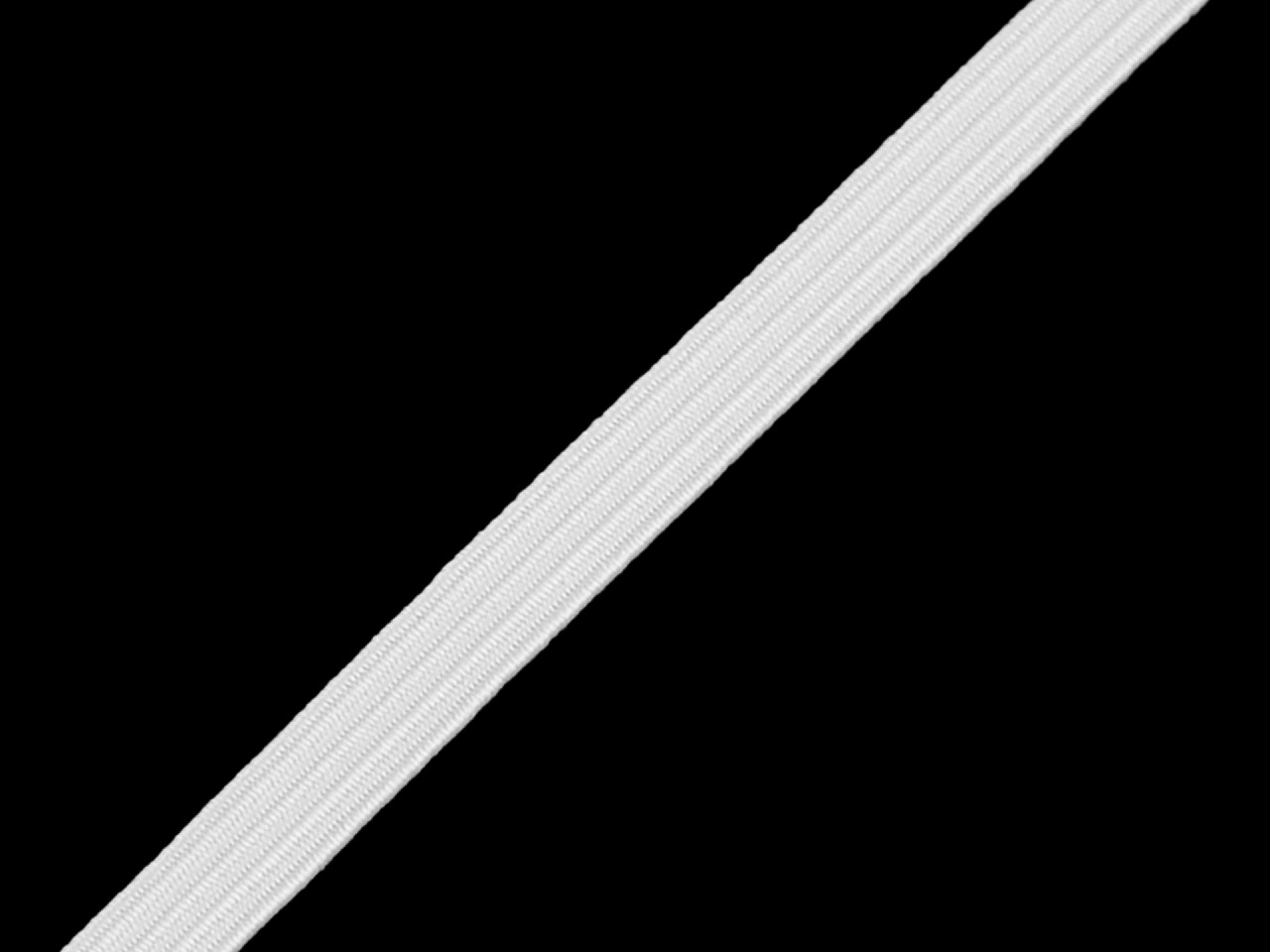 Wäschegummi, breite 6 mm - Schwarz (126 Meter)